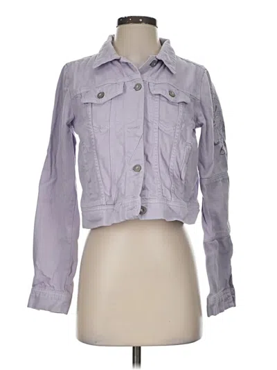 Pre-owned Free People Jacket In Purple