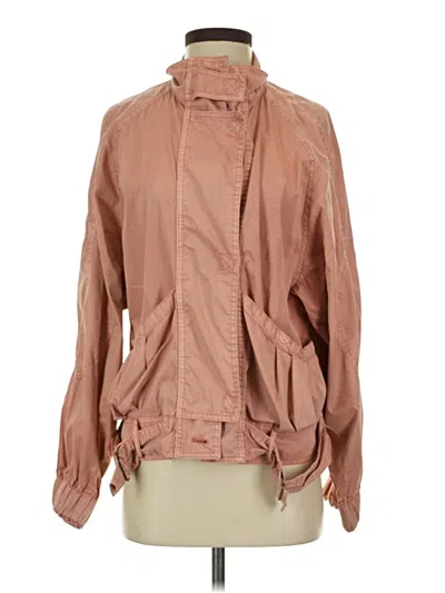 Pre-owned Free People Jacket In Tan