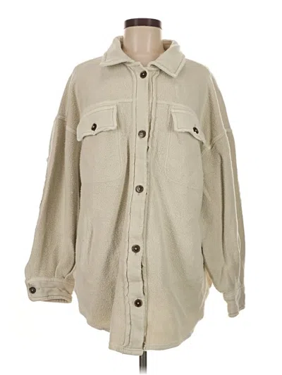 Pre-owned Free People Jacket In Tan