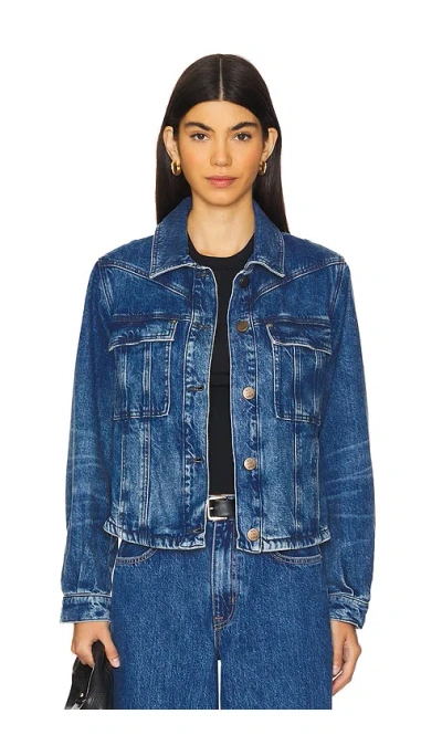 Free People Jade Denim Jacket In High Dive