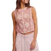 Free People Jae Button-up Top In Pale Mauve