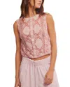 Free People Jae Button-up Top In Pale Mauve