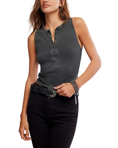 Free People Jamie Henley Tank In Black