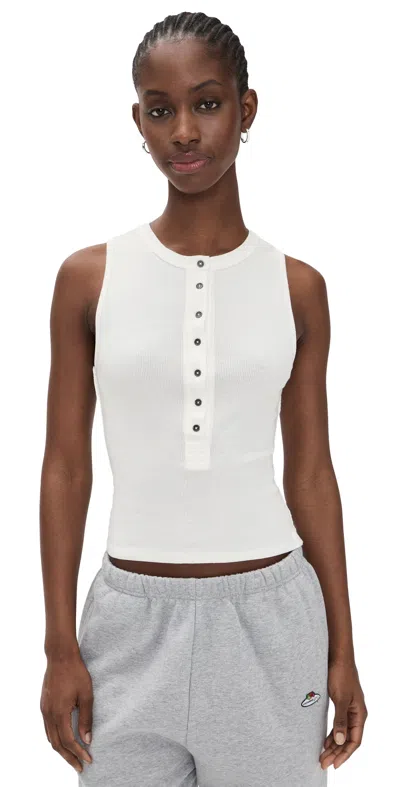 Free People Jamie Henley Tank Top Clean Ivory In White