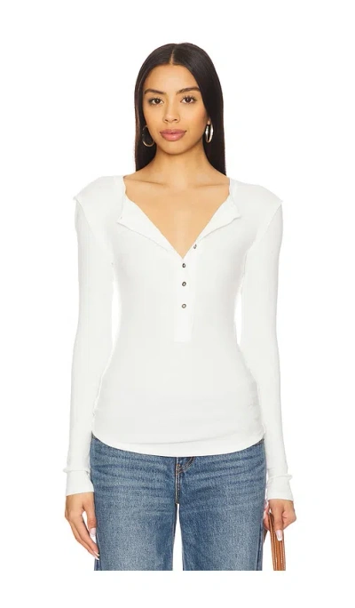 Free People Jamie Henley Tee In Ivory