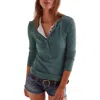 Free People Jamie Henley Top In Green