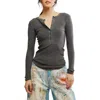 Free People Jamie Henley Top In Gray