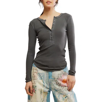 Free People Jamie Henley Top In Gray