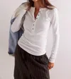 Free People Jamie Henley Top In Ivory In White