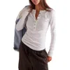 Free People Jamie Henley Top In Ivory In White
