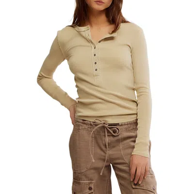 Free People Jamie Henley Top In Neutral