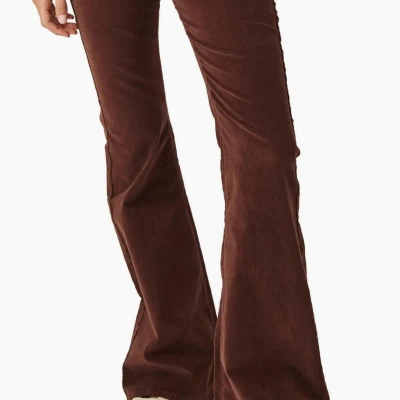 Free People Jayde Cord Flare Jeans In Red