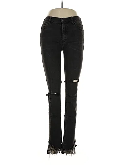 Pre-owned Free People Jeans In Black