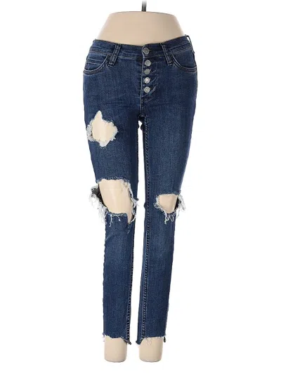 Pre-owned Free People Jeans In Blue