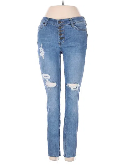 Pre-owned Free People Jeans In Blue