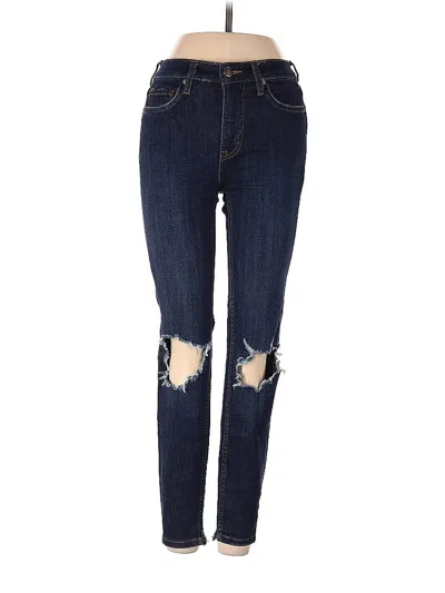 Pre-owned Free People Jeans In Blue