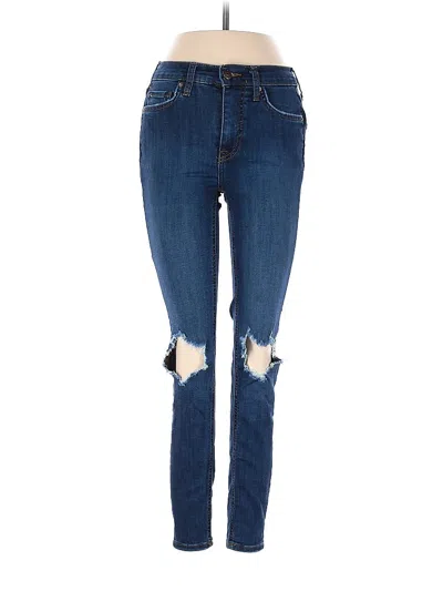 Pre-owned Free People Jeans In Blue