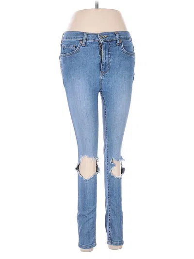 Pre-owned Free People Jeans In Blue