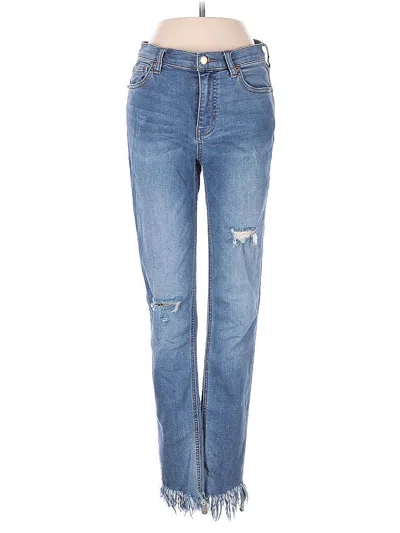 Pre-owned Free People Jeans In Blue