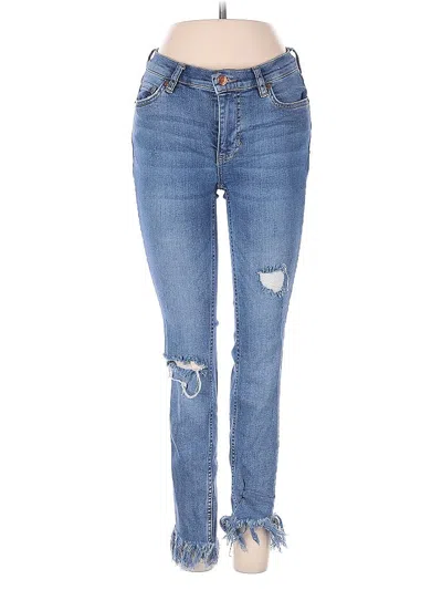 Pre-owned Free People Jeans In Blue