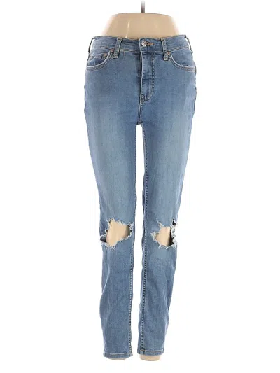Pre-owned Free People Jeans In Blue