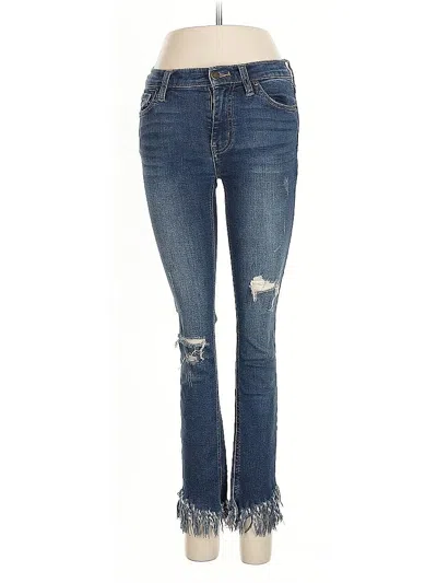 Pre-owned Free People Jeans In Blue