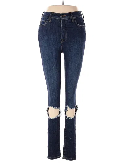 Pre-owned Free People Jeans In Blue