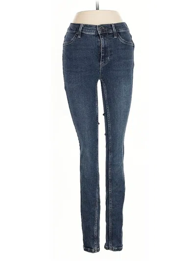 Pre-owned Free People Jeans In Blue