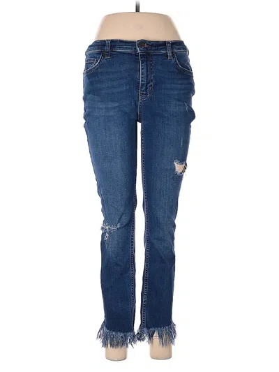 Pre-owned Free People Jeans In Blue