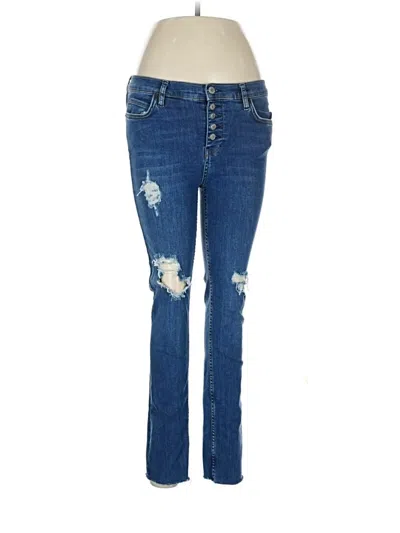 Pre-owned Free People Jeans In Blue