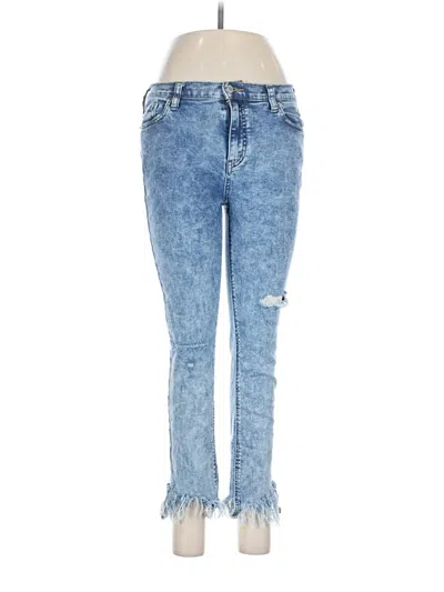 Pre-owned Free People Jeans In Blue