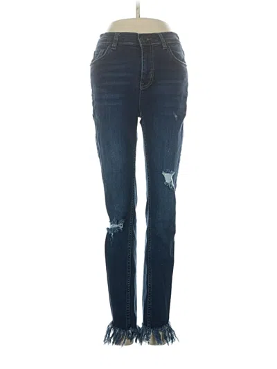 Pre-owned Free People Jeans In Blue