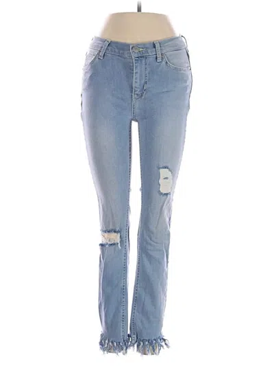 Pre-owned Free People Jeans In Blue