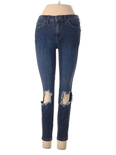 Pre-owned Free People Jeans In Blue