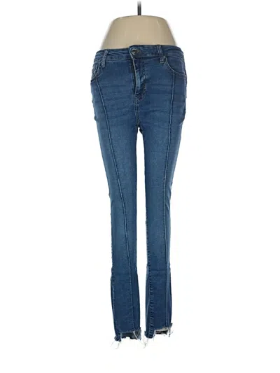 Pre-owned Free People Jeans In Blue
