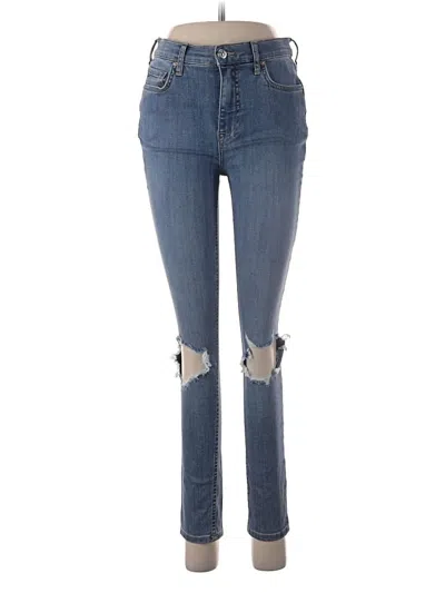 Pre-owned Free People Jeans In Blue