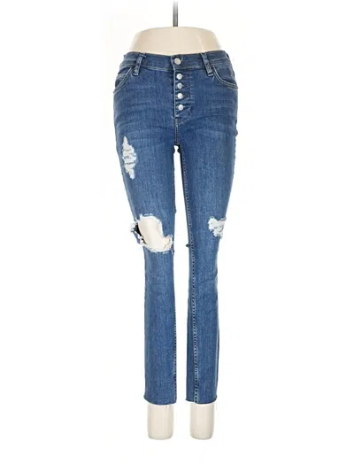 Pre-owned Free People Jeans In Blue