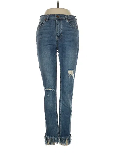 Pre-owned Free People Jeans In Blue