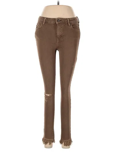 Pre-owned Free People Jeans In Brown