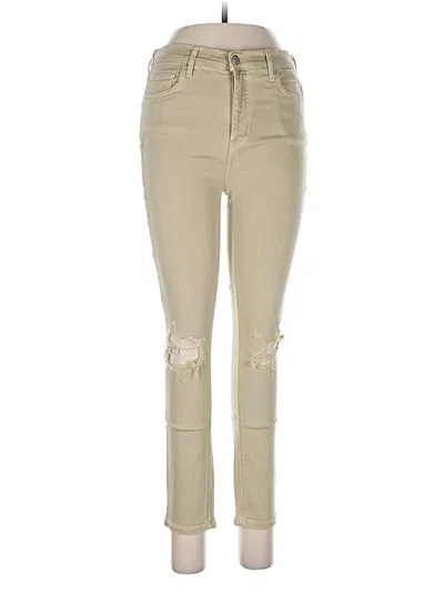 Pre-owned Free People Jeans In Brown