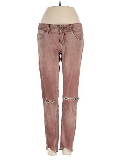Pre-owned Free People Jeans In Brown