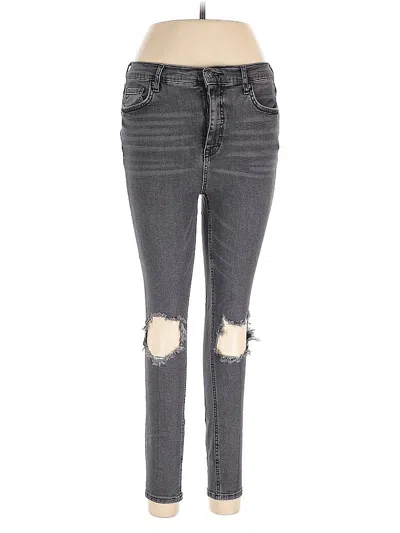 Pre-owned Free People Jeans In Gray