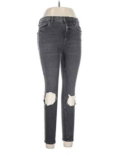Pre-owned Free People Jeans In Gray
