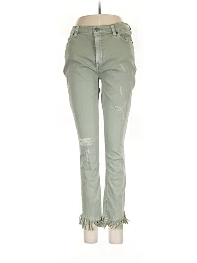 Pre-owned Free People Jeans In Green