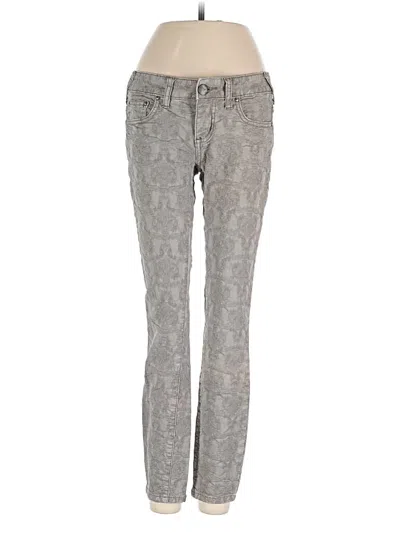 Pre-owned Free People Jeans In Silver