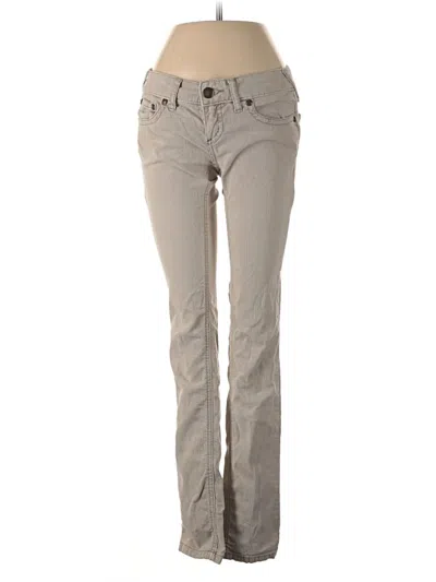 Pre-owned Free People Jeans In Tan
