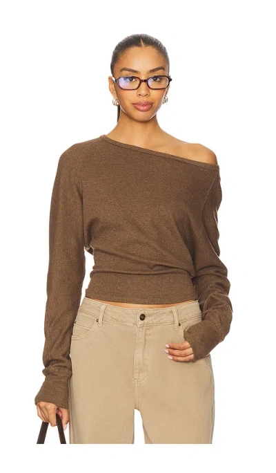 Free People Jess Long Sleeve In Brown