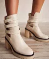 FREE PEOPLE JESSE WOMEN'S CUTOUT BOOTS IN IVORY