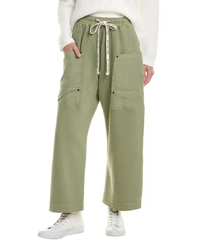 Free People Jet Set Knit Pull-on Pant In Green