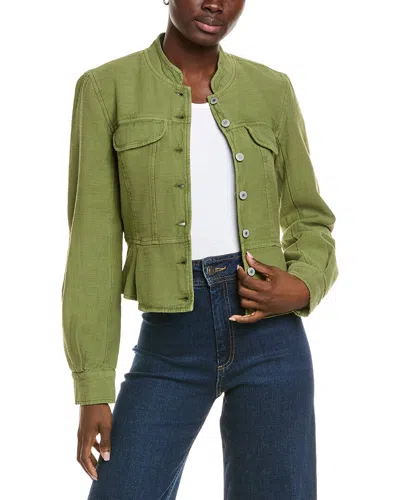 Free People Jocelyn Cotton Jacket In Callista Green In Multi